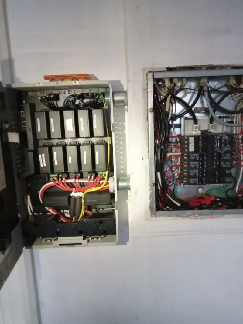Electrical panel upgrade completed for Security Camera Wiring in Santa Ynez